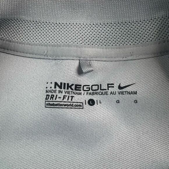 Nike Golf 1/4 Zip Shirt Mens Size Large Long Sleeve Dri Fit NHL Calgary Flames H - Picture 4 of 12